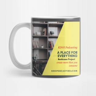 A Place For Everything Bookcase Project Mug